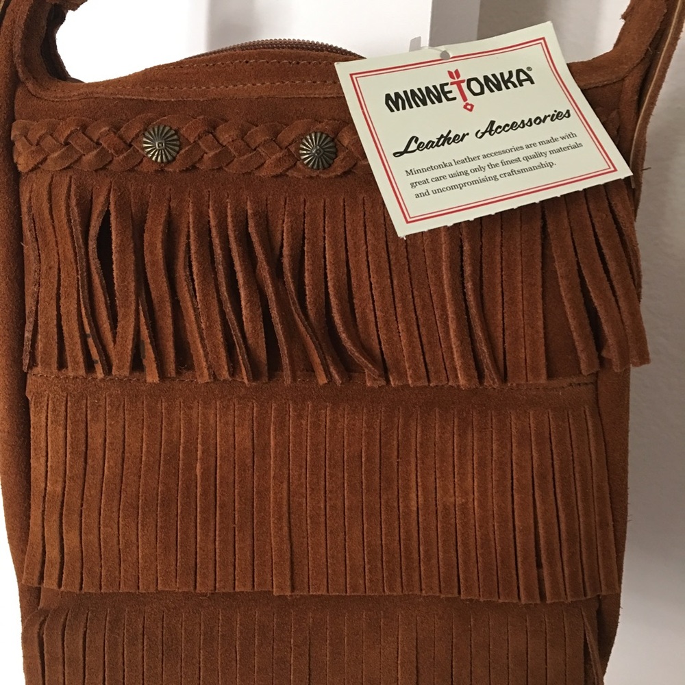 Minnetonka fringed crossbody bag